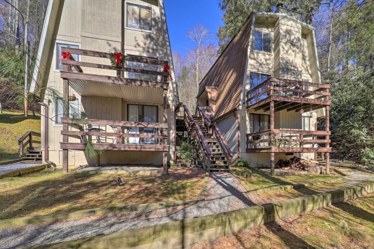 Banner Elk Mountain Retreat With Deck And Fireplace מראה חיצוני תמונה