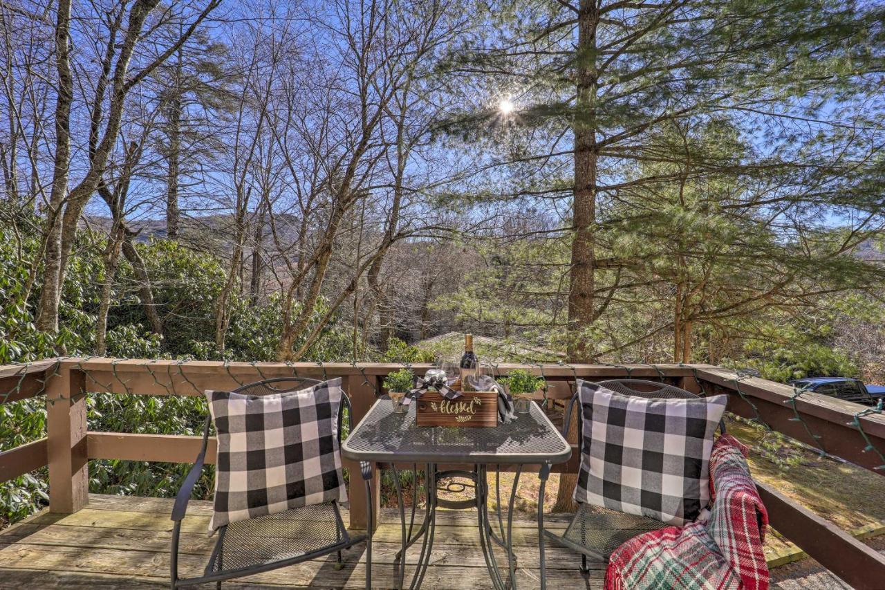 Banner Elk Mountain Retreat With Deck And Fireplace מראה חיצוני תמונה