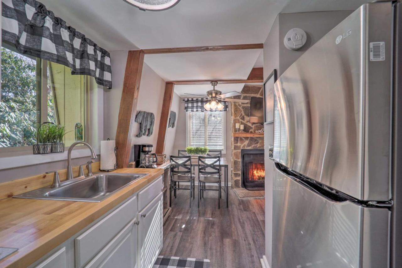 Banner Elk Mountain Retreat With Deck And Fireplace מראה חיצוני תמונה